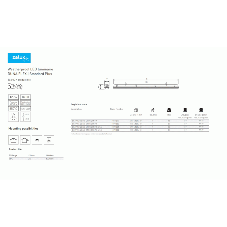 DUNA FLEX - Standard plus