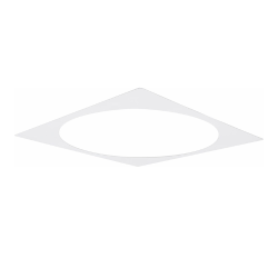 PRISMATISK CIRKULR LED PANEL 60x60-CCT3000K-4000K-Push dmp