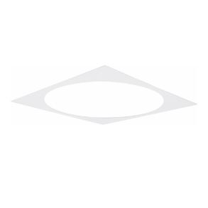 PRISMATISK CIRKUL�R LED PANEL  60x60-CCT3000K-4000K-ikke d�mpbar 