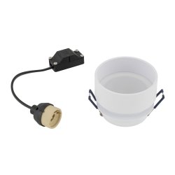 SHINE, spot til indbyg, GU10 sokkel, Hvid