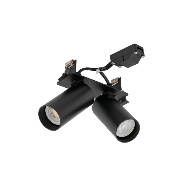 FOURTY II, Sort, Indbygning med 2 cylinder spot 