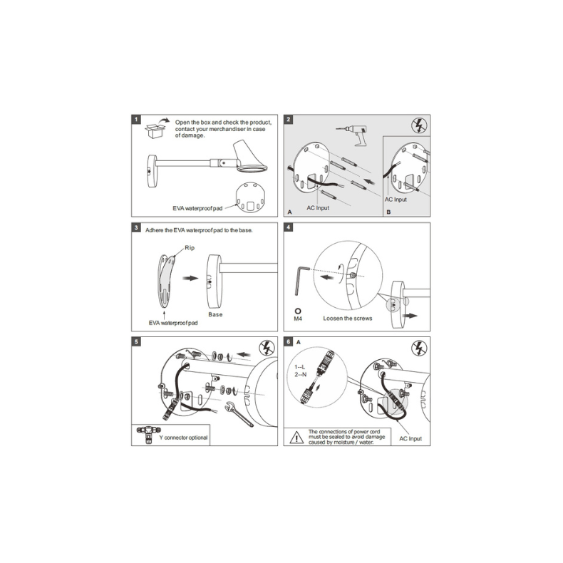 16W facade lampe 3/4K