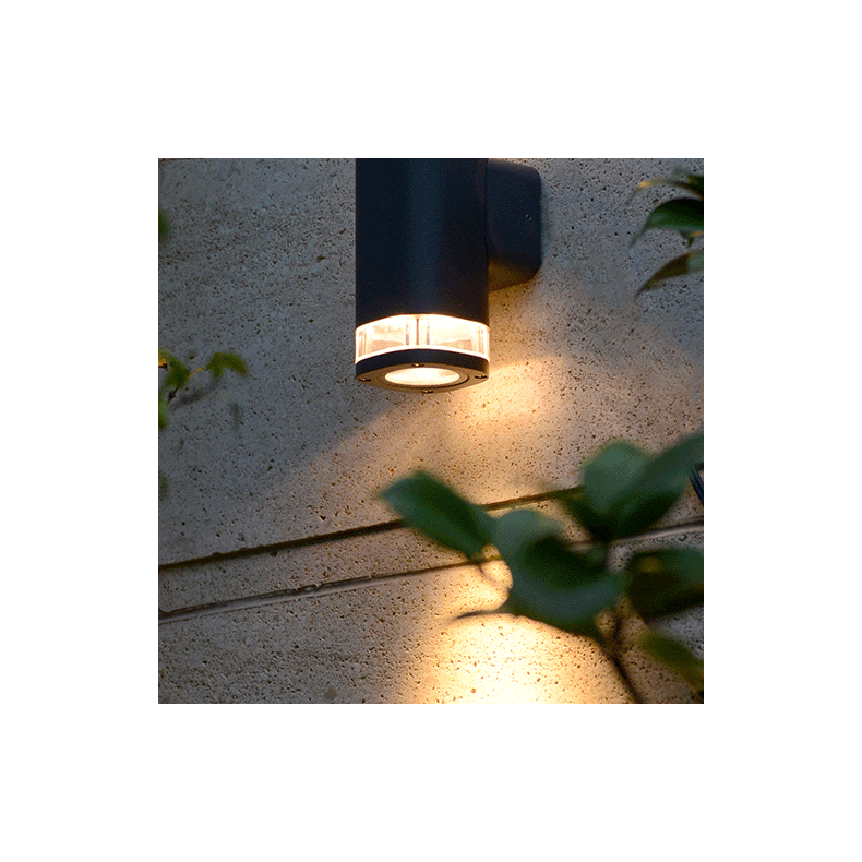 Carr noir 1XGU10 IP54-Sort