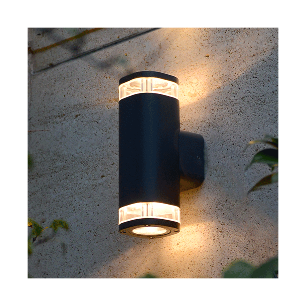 Gri 2xGU10 IP54-Antracitgr� 