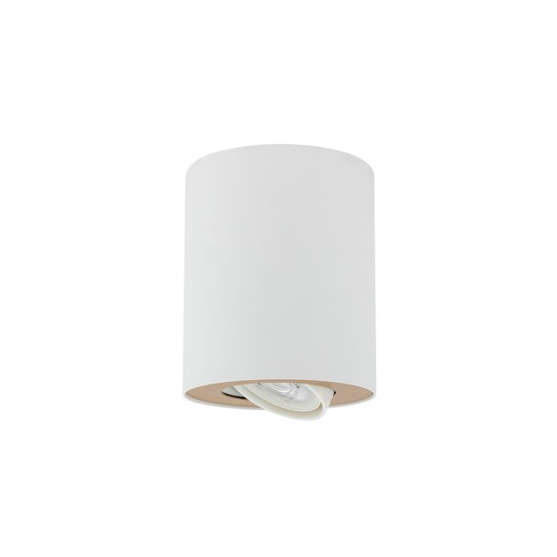 SET, p�bygningsspot Hvid/Guld