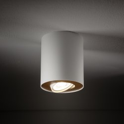 SET, p�bygningsspot Hvid/Guld