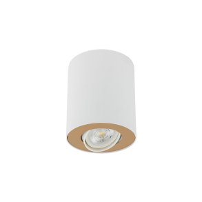 SET, p�bygningsspot Hvid/Guld