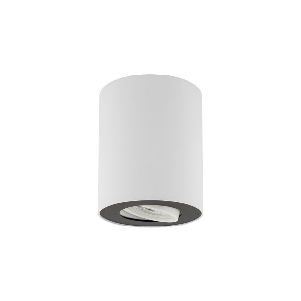 SET, p�bygningsspot Hvid/Sort