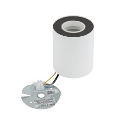 SET, p�bygningsspot Hvid/Sort