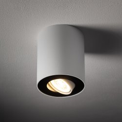 SET, p�bygningsspot Hvid/Sort