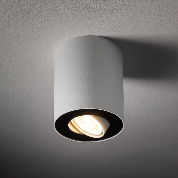 SET, p�bygningsspot Hvid/Sort