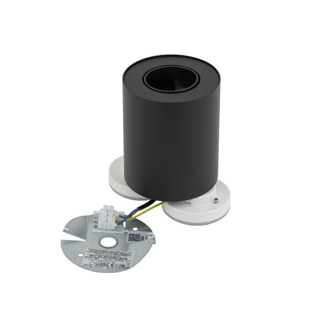 SET, p�bygningsspot Sort/Sort