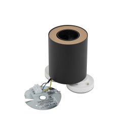 SET, p�bygningsspot Sort/Guld