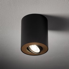 SET, p�bygningsspot Sort/Guld