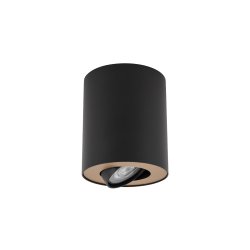 SET, p�bygningsspot Sort/Guld