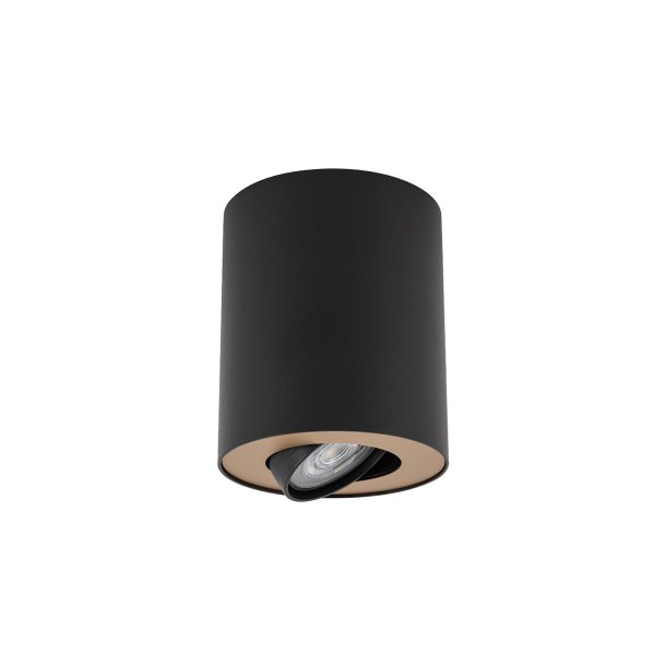 SET, p�bygningsspot Sort/Guld