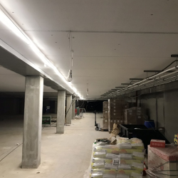 500Lm/m 230V LED STRIP ARBEJDSLYS m. tilslutning 25m