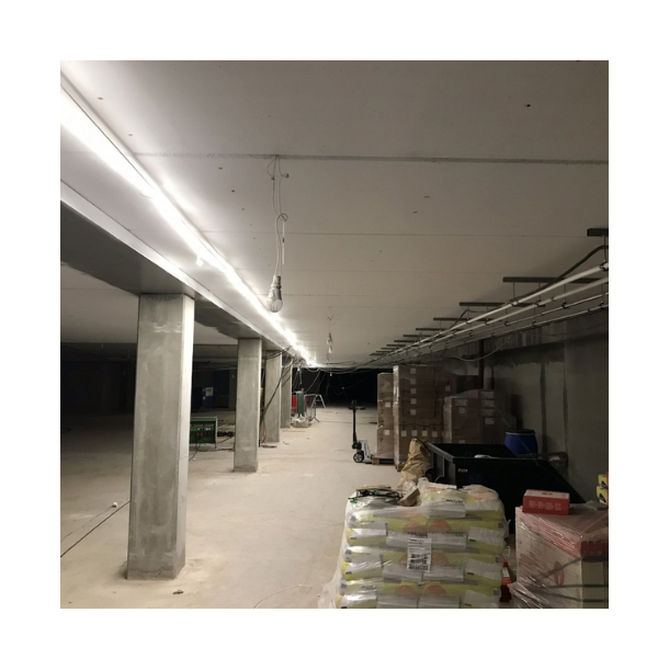 1000Lm/m 230V LED STRIP ARBEJDSLYS m. tilslutning 25m