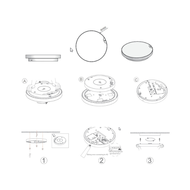 Aurora Dali-22W-CCT3/4K