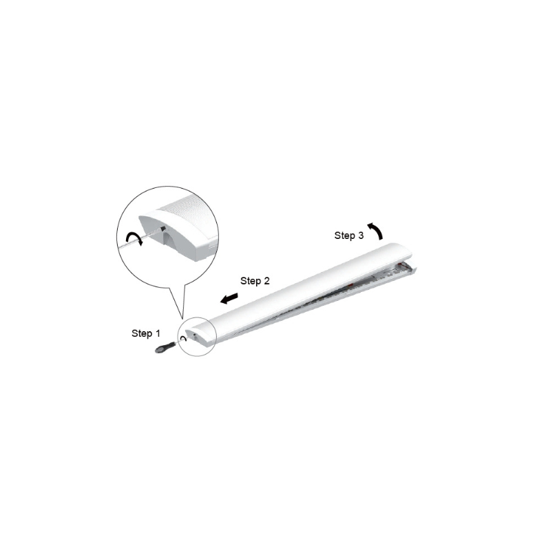 23-34W Batten LED Armatur IP44