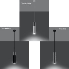  Loftpendel, BORGIO, concrete & metal