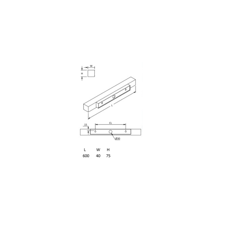 CCT SPEJL ARMATUR HVID