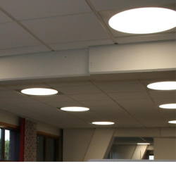 PRISMATISK CIRKULR LED PANEL  60x60-CCT3000K-4000K-ikke dmpbar 