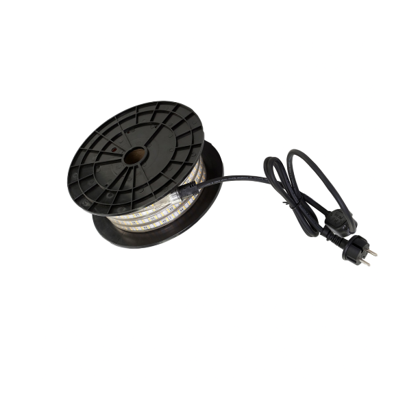 1000Lm/m 230V LED STRIP ARBEJDSLYS m. tilslutning 25m