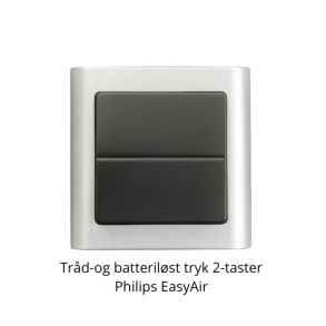 TRD-OG BATTERILST TRYK 2-TASTER PHILIPS EASY AIR KOKSGR