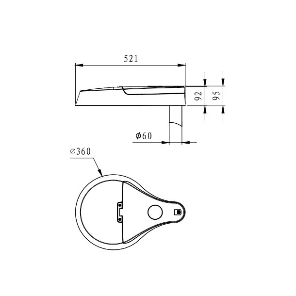 FOSS STREET LIGHT MFD221-40