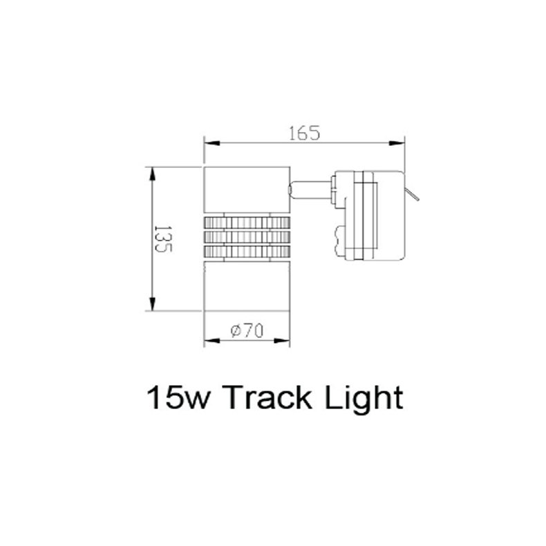 15watt Tracklight 40