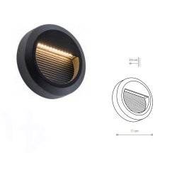 SIDEWALK RUND LED VGLAMPE