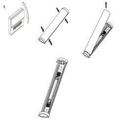 LED Armatur IP44 /21