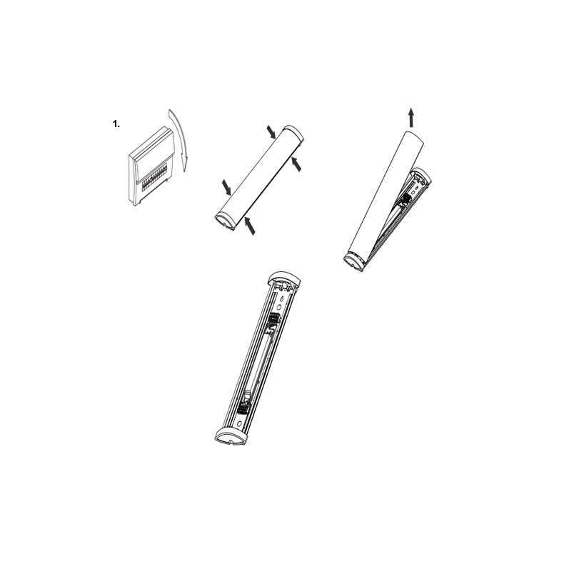 LED Armatur IP44 /21