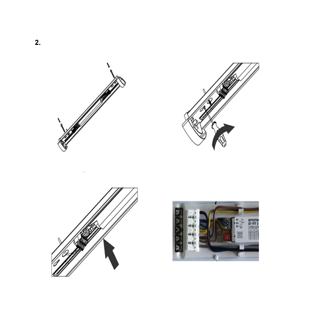 LED Armatur IP44 /21