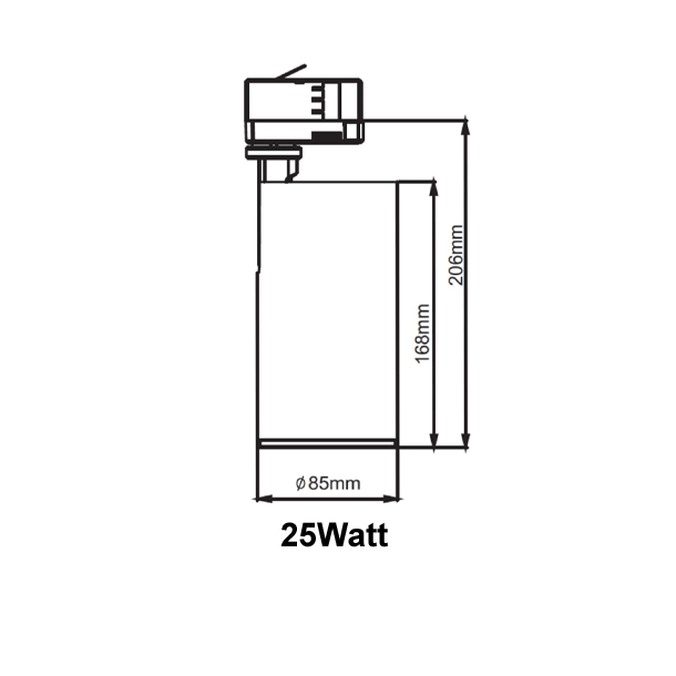 25watt Tracklight 60�