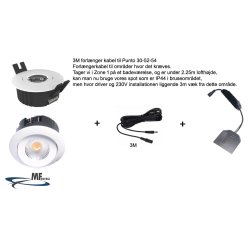 FORL�NGERKABEL TIL PUNTO 30-52-54 SERIEN