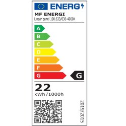 LED SKINNE HVID / SORT FASED�MP 22W
