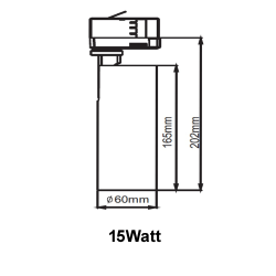 15watt Tracklight 40�